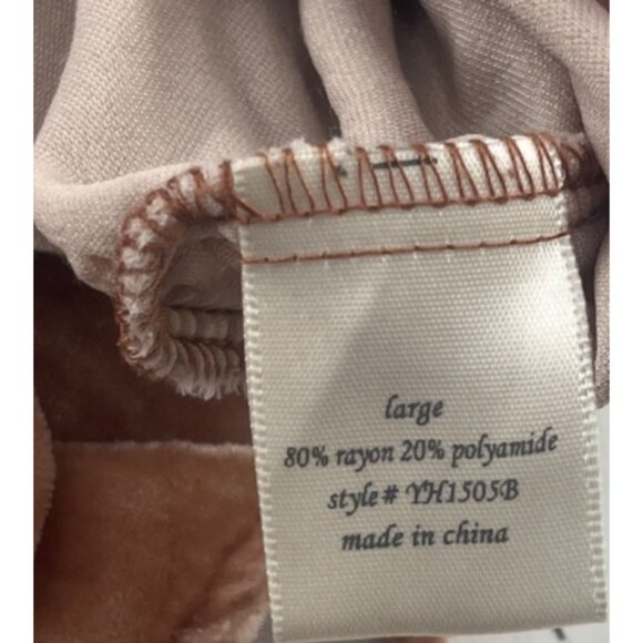 Blue Rain Womens Velvet Long Sleeve Button-Up Shirt Women's size Large - Picture 4 of 5